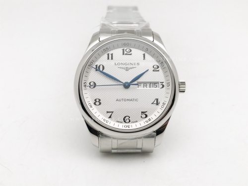 Longines Master Day Date L2.755.4.78.6 SS/SS White XF A2836
