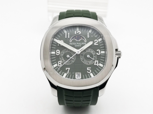 Aquanaut Ref.5261 SS/RU Grn/Num F3K 9015 mod