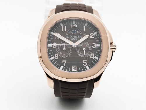 Aquanaut Ref.5261 RG/RU Brn/Num F3K 9015 mod