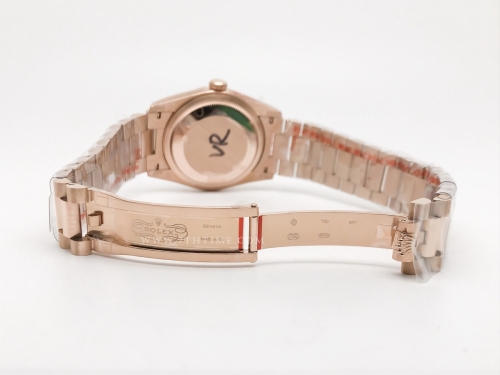 DayDate 36mm 128235 Wt 904L Flt RG/RG RG/Stk QF VR3255