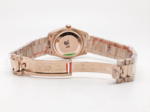 DayDate 36mm 128235 Wt 904L Flt RG/RG RG/Bagu QF VR3255