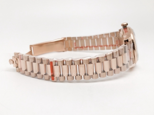 DayDate 36mm 128235 Wt 904L Flt RG/RG B-Grn/Bagu QF VR3255