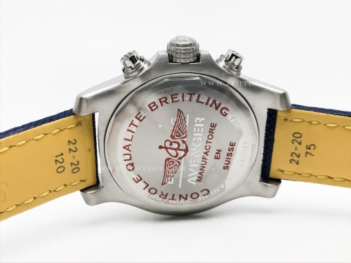 Avenger Chrono 45mm SS/NY/LE Blue/Stk TF A7750