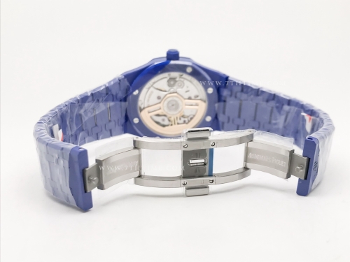 Royal Oak 41mm 15500 Blue CER/CER Silv APSF A4302