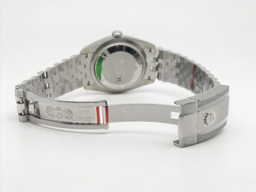 DJ 36mm Jub Flt 904L SS/SS Green/Stk VSF VS3235