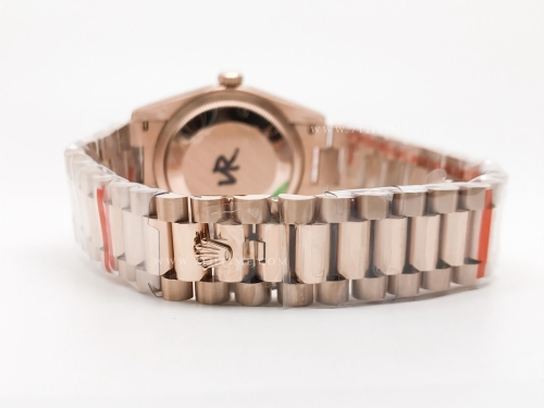 DayDate 36mm 128235 Wt 904L Flt RG/RG RG/Dia QF VR3255