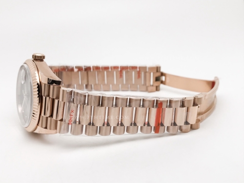 DayDate 36mm Wt 904L Flt RG/RG Grey/Rm QF VR3255