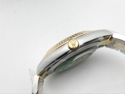 DJ2 41mm Oys Flt 904L YG/SS Gold-P/Stk Clean VR3235