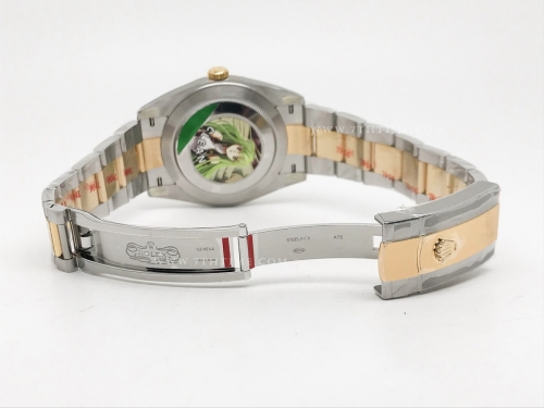 DJ2 41mm Oys Flt 904L YG/SS Gold-P/Stk Clean VR3235