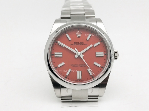 Oyster Pert 41mm 124300 Oys SS/SS Red Clean VR3230