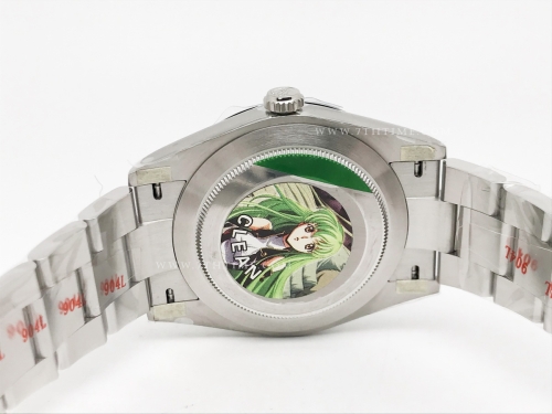 Oyster Pert 41mm 124300 Oys SS/SS Red Clean VR3230