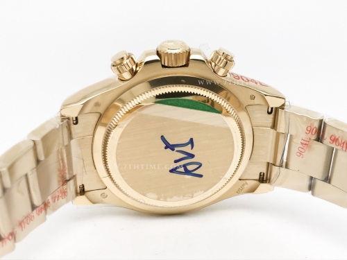 Daytona 126508 YG/YG Blk/Gold/Dia 904L GMF GM4131