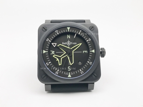 Bell Ross BR03 GyroCompass CER/RU Black M+F A2892