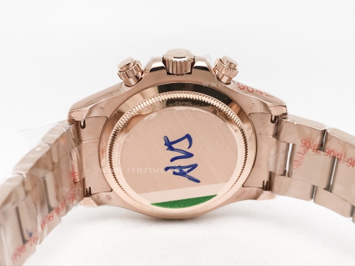 ROLDYT0641B - Daytona 126505 RG/RG Blk/Gold/Stk 904L GMF GM4131