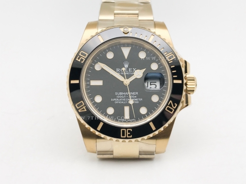 Submariner 116618LN YG/YG Black FCF VR3135
