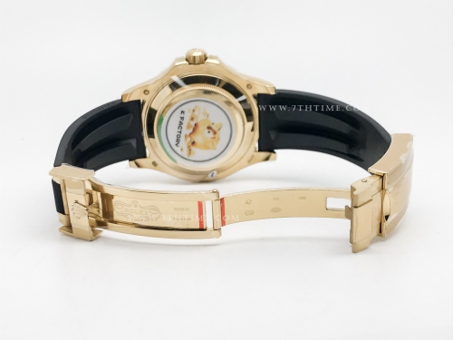 YachtMaster 226658 42mm Wt YG/RU Blk KF VR3235