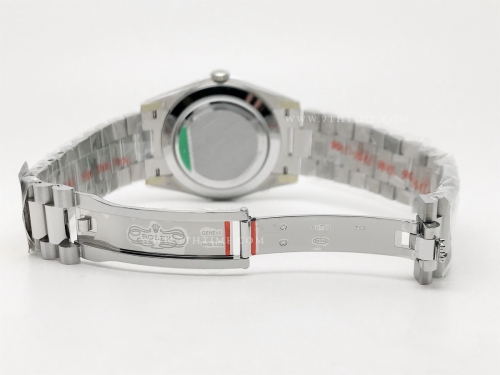 DayDate 40mm 228239 904L Flt Wt SS/SS I-Blu/Stk Noob A2836