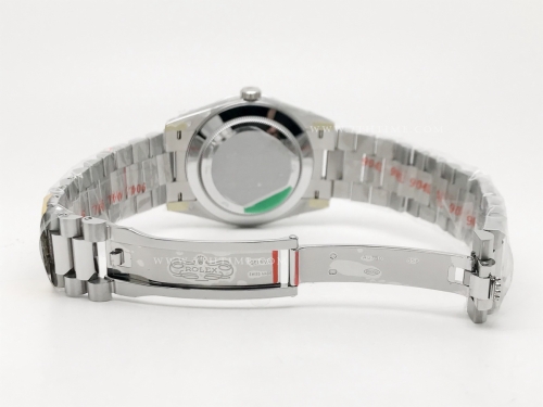 DayDate 40mm 904L Flt Wt SS/SS I-Blu/Rm Noob A2836