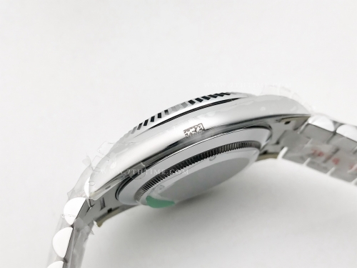 DayDate 40mm 904L Flt Wt SS/SS Green/Rm Noob A2836