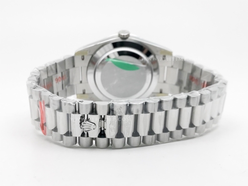 DayDate 40mm 904L Flt Wt SS/SS O-Blue/Rm Noob A2836