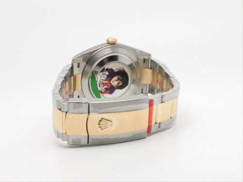 DJ2 41mm Oys Flt 904L YG/SS Gold/Stk Clean VR3235