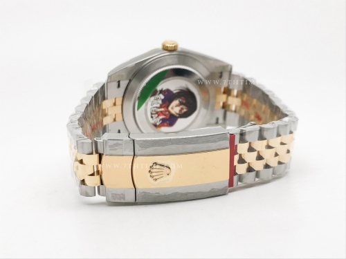 DJ2 41mm Jub Flt 904L YG/SS Gold/Stk Clean VR3235