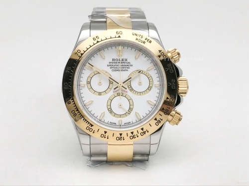 Daytona 126503 YG/SS White/Stk ESF A4131