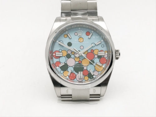 Oyster Pert 36mm 904 126000 SS/SS Bubbles Clean VR3230