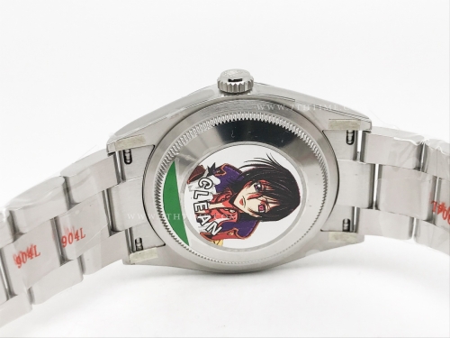 Oyster Pert 36mm 904 126000 SS/SS Bubbles Clean VR3230