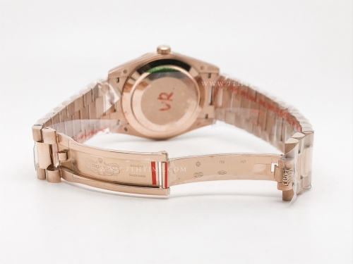 DayDate 40mm Flt 904 RG/RG Blue/Dia GMF VR3255