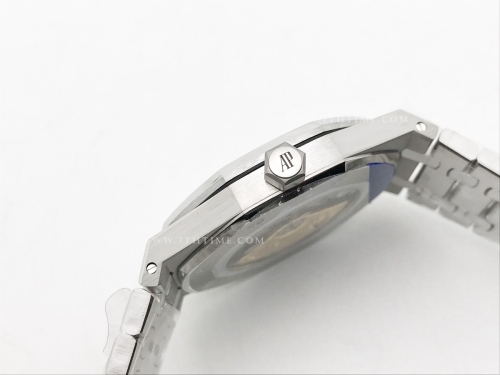 Royal Oak 15410 Frosted SS/SS Blue APSF A3120