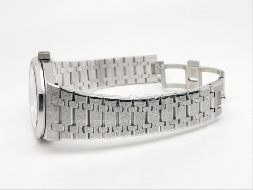 Royal Oak 15410 Frosted SS/SS Grey APSF A3120