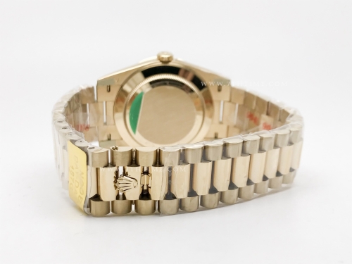 DayDate 228238 40mm 904L Flt Wt YG/YG O-Grn/Rm Noob A2836