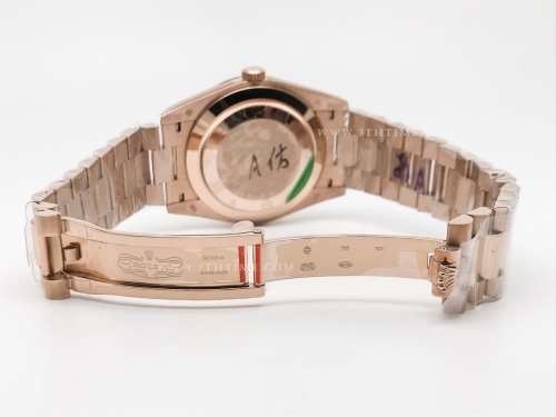 DayDate 40mm Flt RG/RG Blue/Dia BPF A2836