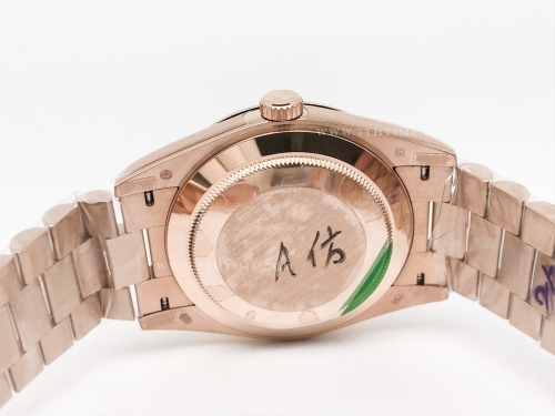 DayDate 40mm Flt RG/RG Blue/Dia BPF A2836