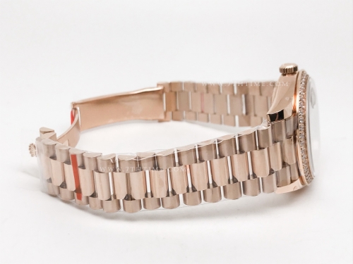 DayDate 40mm Flt Dia RG/RG Blue/Dia BPF VR3255