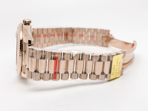 DayDate 228235 40mm 904L Flt Wt RG/RG M-Wht/Dia Noob A2836