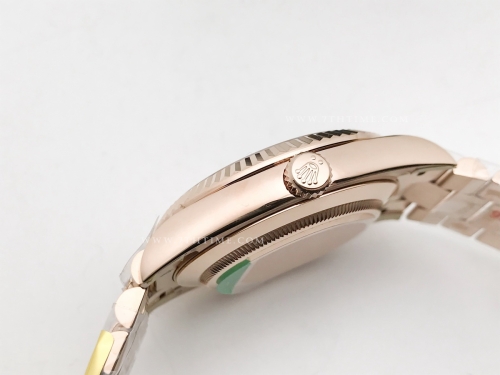 DayDate 228235 40mm 904L Flt Wt RG/RG Brn/Dia Noob A2836