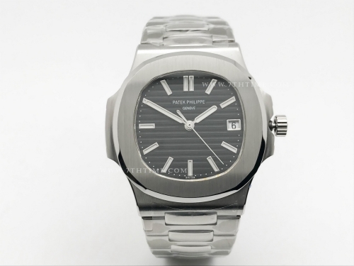 Nautilus Jumbo 5711 SS/SS Black/Stk BPF MY9015 Mod