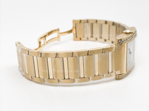 Ladies Tank Francaise Med Dia YG/YG Sil K11 Sw Qt