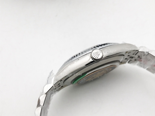 DJ2 126334 41mm Jub Flt 904L SS/SS Grey/Stk JQF VR3235