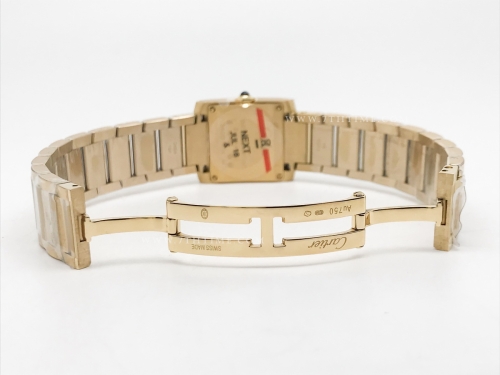 Ladies Cartier Tank Francaise Sml YG/YG Sil K11 Sw Qt