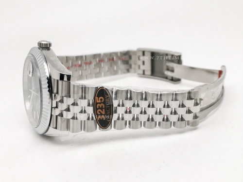 DJ2 126334 41mm Jub Flt 904L SS/SS Blue/Stk JQF VR3235