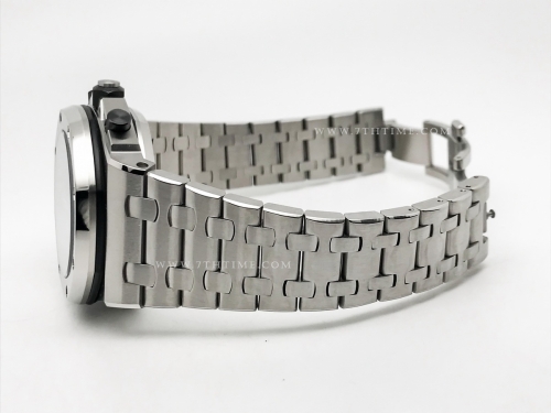 AP ROO Chronograph SS/SS Grey/Blue/Num APF A3126