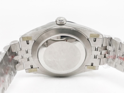 DJ2 126334 41mm Jub Flt 904L SS/SS Blue/Stk JQF VR3235