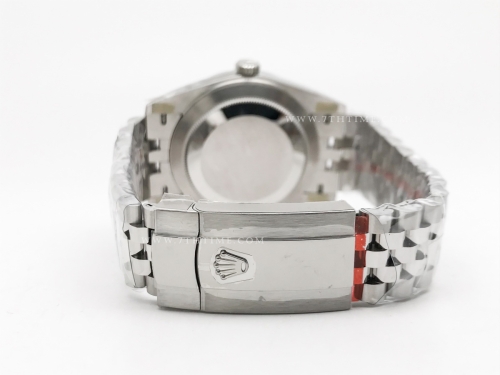 DJ2 126334 41mm Jub Flt 904L SS/SS Blue/Stk JQF VR3235