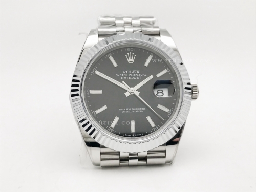 DJ2 41mm Jub Flt 904L SS/SS Blk/Stk JQF VR3235