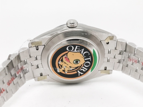 DJ2 126334 41mm Jub Flt 904L SS/SS Blue-P/Stk JQF VR3235