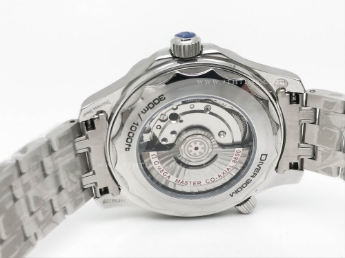 Seamaster 300m 2018 Blk SS/SS White GDF MY8215