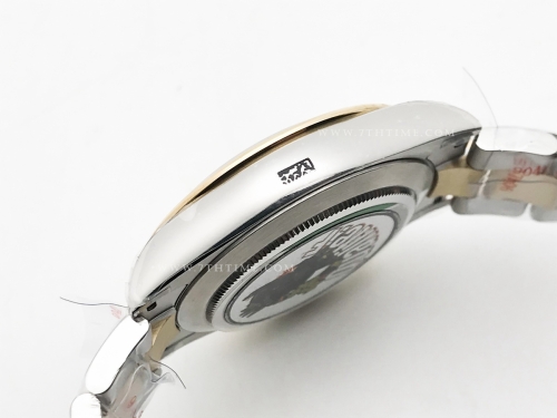 Daytona 116503 904L Wt YG/SS Blk/Dia QF SH4130